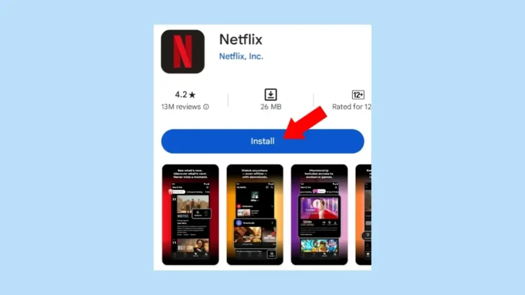 netflix অ্যাপে লগইন করার নিয়ম